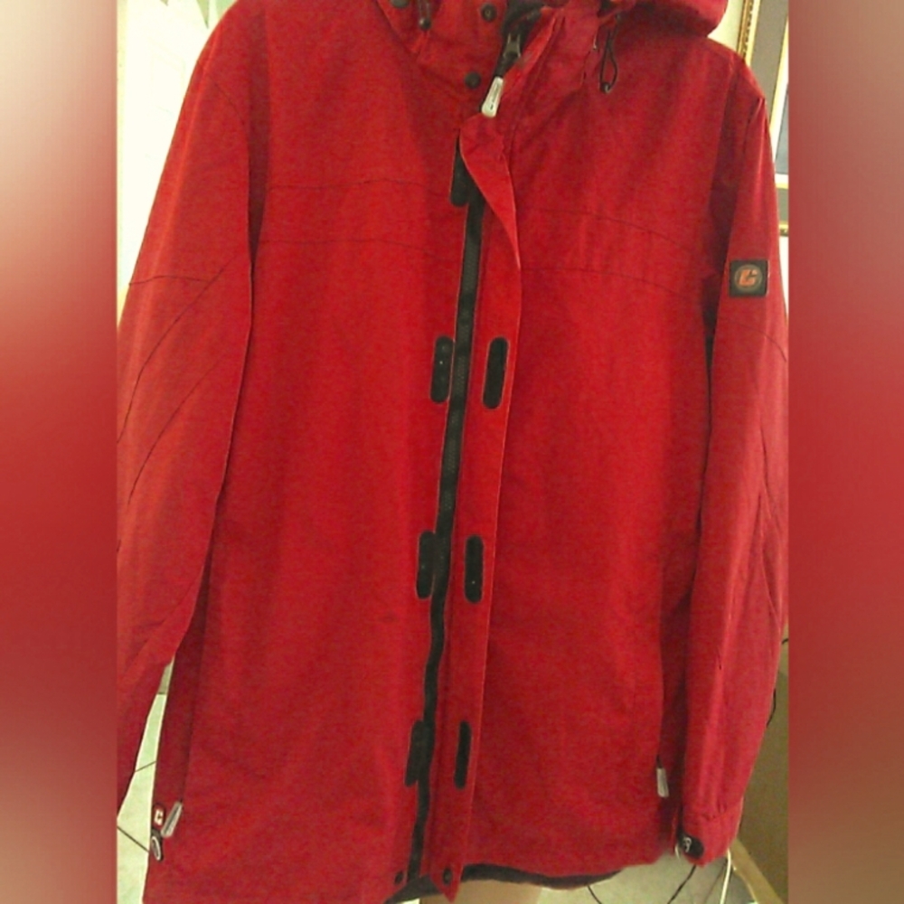 German Killtec Level 2 Red Hoodjacket Weather-Res… - image 4